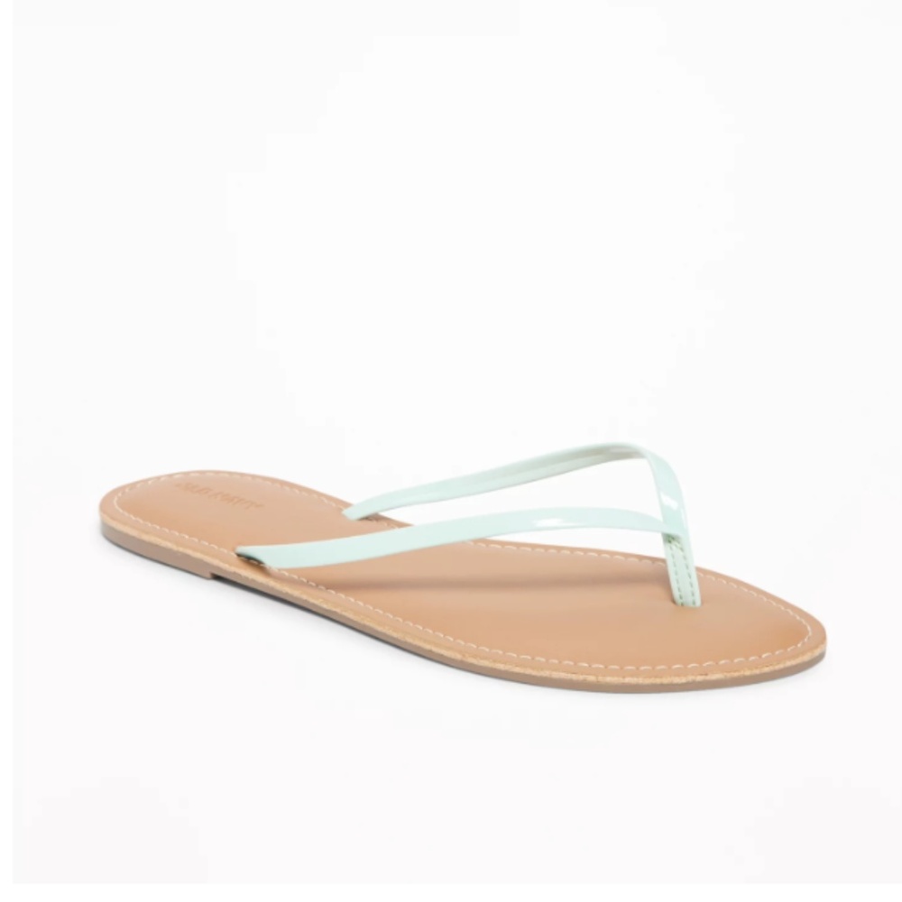 old navy mint flip flops